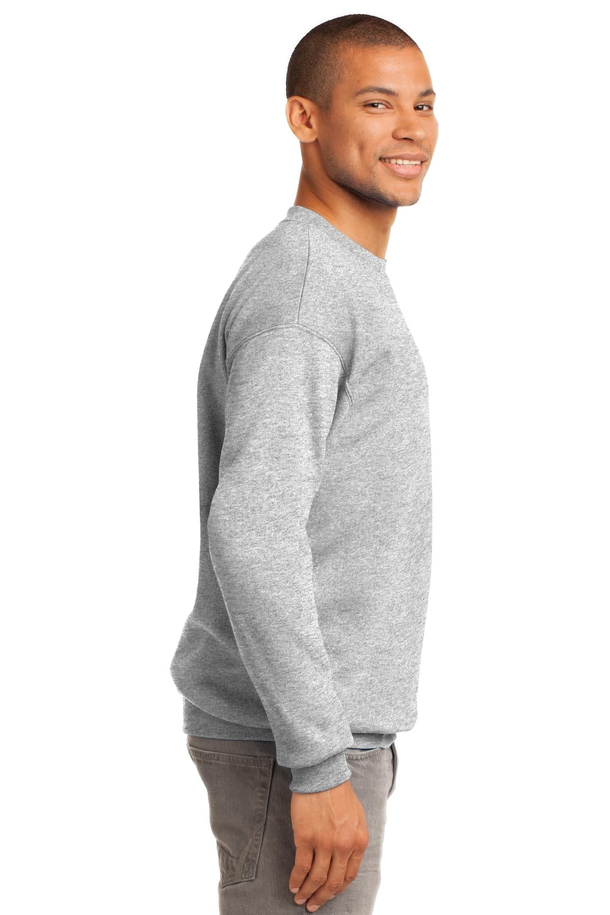 Essential Fleece Crewneck — Ash Gray