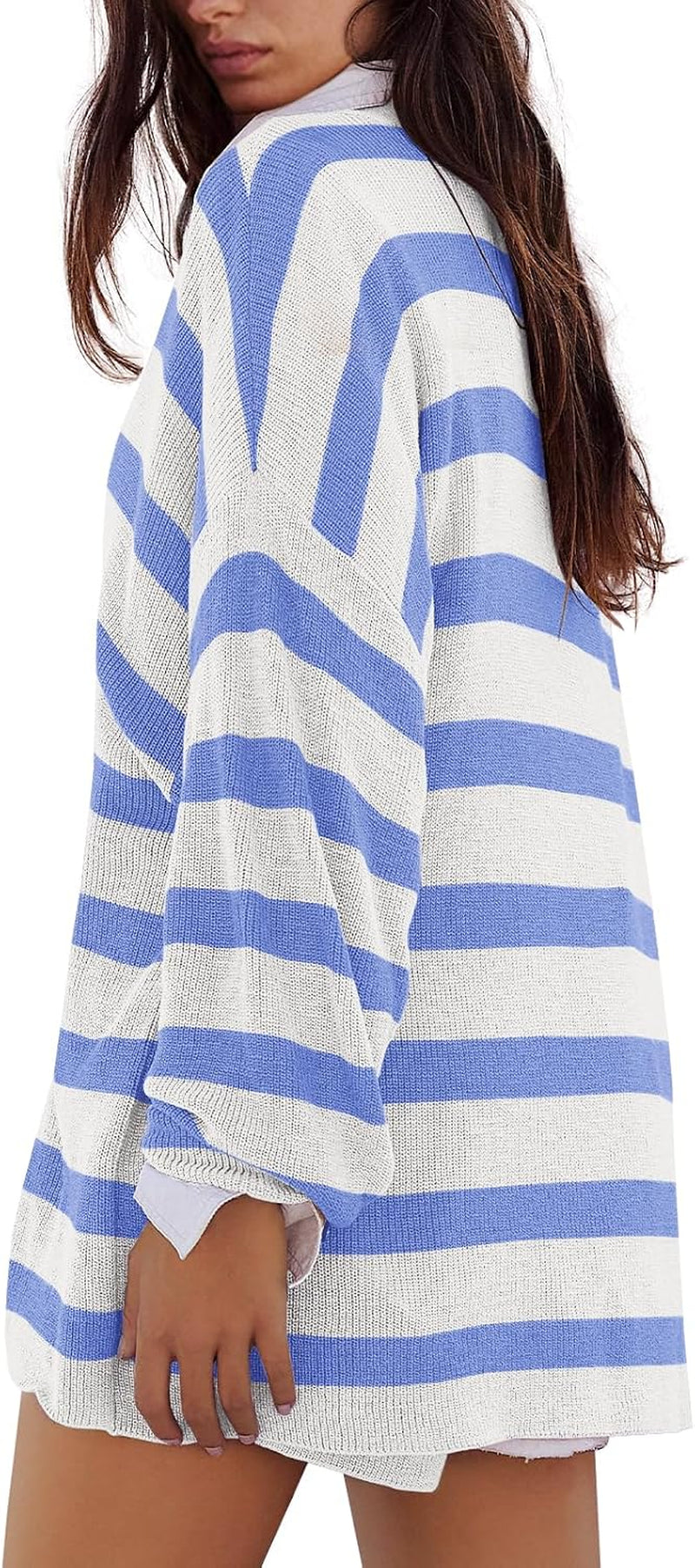 Womens Striped Lounge Set 2 Piece Pajama Sets
